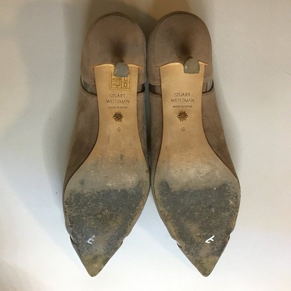 STUART WEITZMAN Suede with transparent detail pumps - Picture 11 of 14